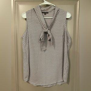 Patterned chiffon blouse